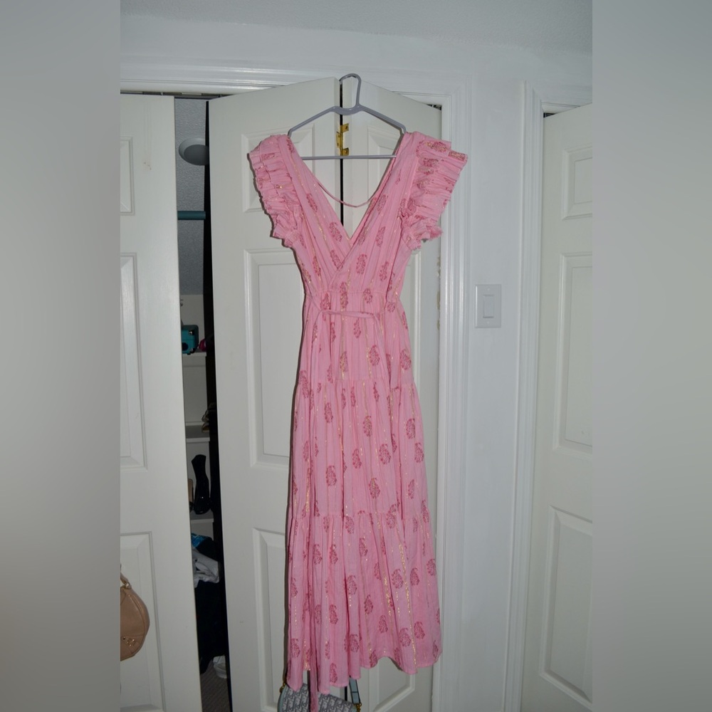 Free People Pink Maxi Dress!
